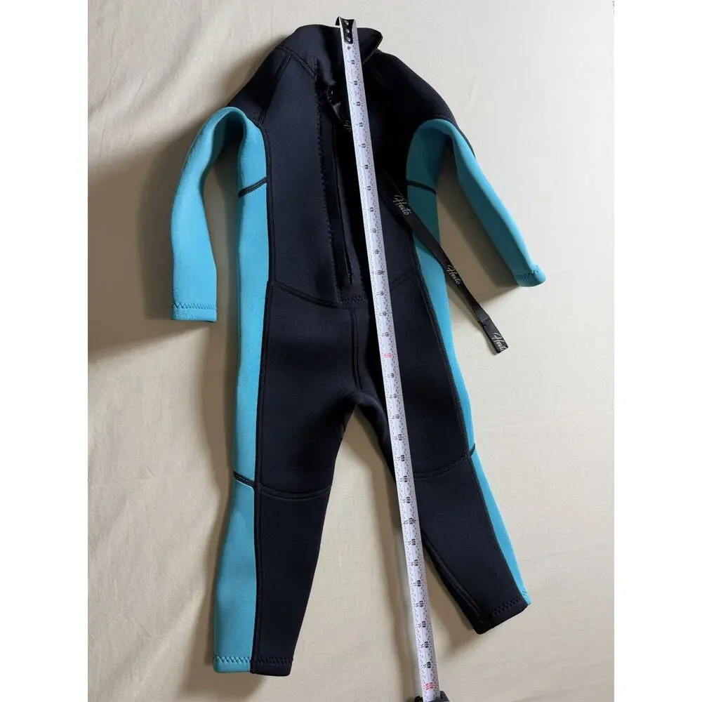 Hevto Kids Neoprene Full Wetsuit 3/2mm For Water 60-65 Degrees F Size 3 *Read